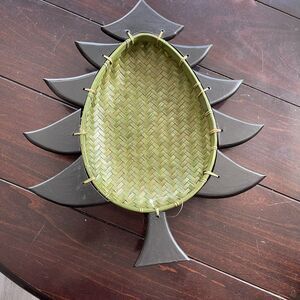 Pier 1 Imports Pine Tree‎ Woven Basket NWT
